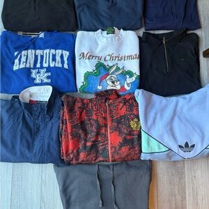 Men’s vintage hoodies n crewnecks